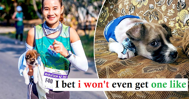 Marathon Runner Rescues Puppy During Race, Proving Love Conquers All